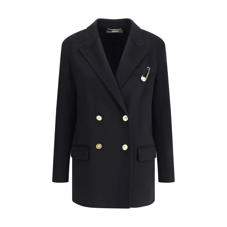 Versace Wool And Cachemire Double-breasted Coat