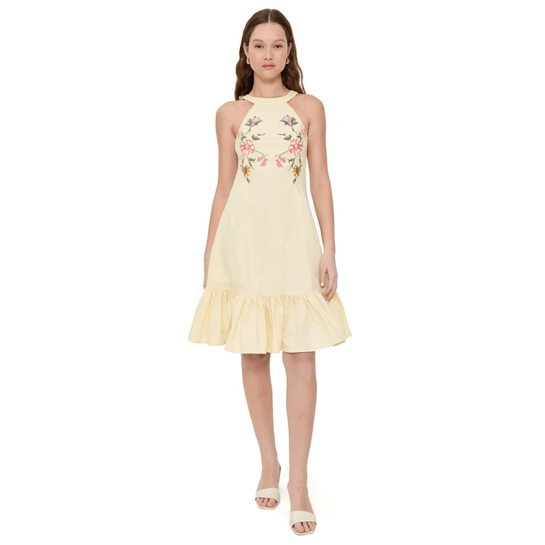 Fanm Mon Peri Dress Lemon Joy S