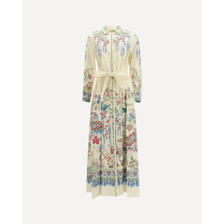 Etro 女士长款衬衫裙，42码