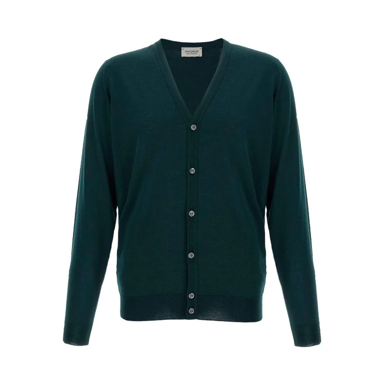 John Smedley Cardigan - Vert