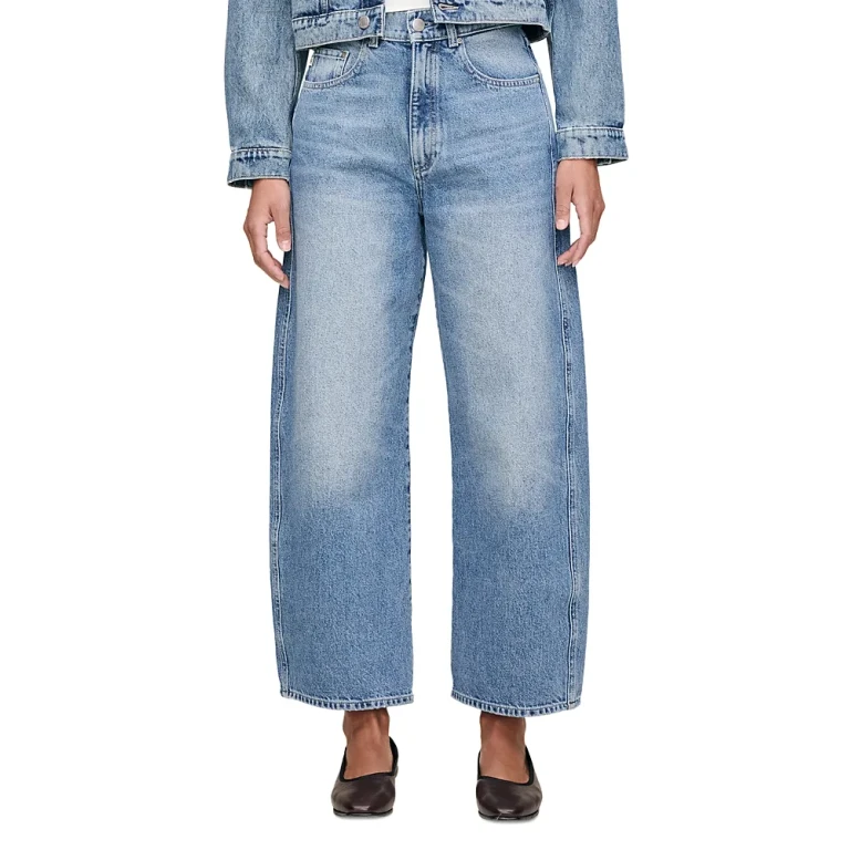 DL1961 Taylor Relaxed Barrel Leg Jeans in Salt Lake