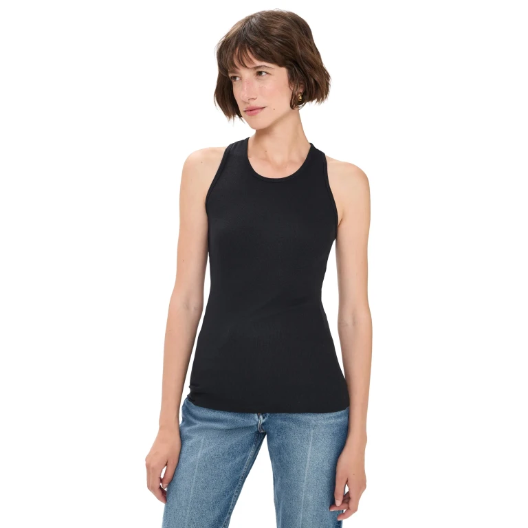 Commando Luxury Rib Tank Top White M
