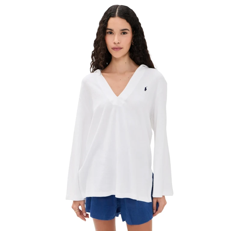 Polo Ralph Lauren Hooded Tunic White M