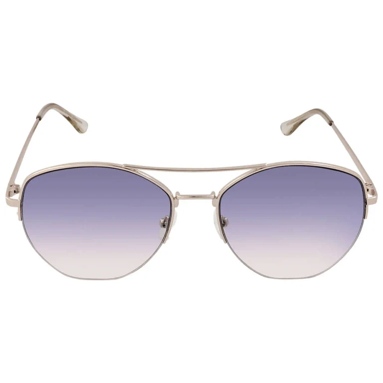 Calvin Klein Blue Gradient Pilot Ladies Sunglasses CK20121S 717 57