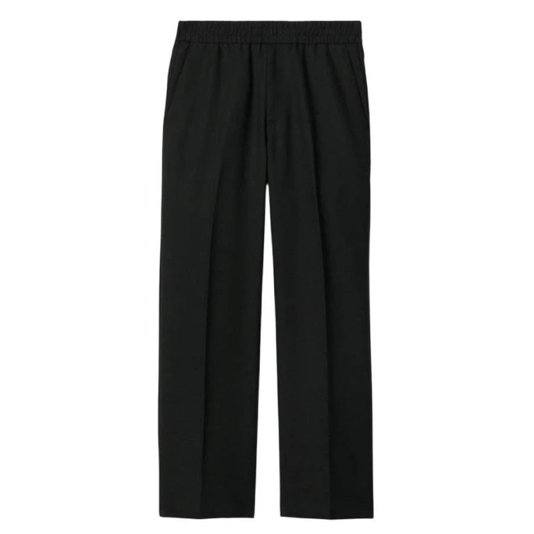 Burberry Wool Linen Blend Trousers