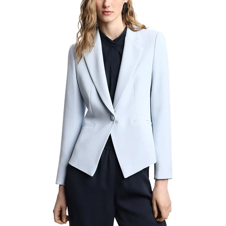 Emporio Armani Crepe Cady Notch Lapel Jacket