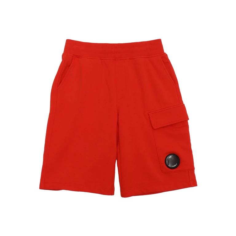 Cp Company Kids SHORTS Red Cotton