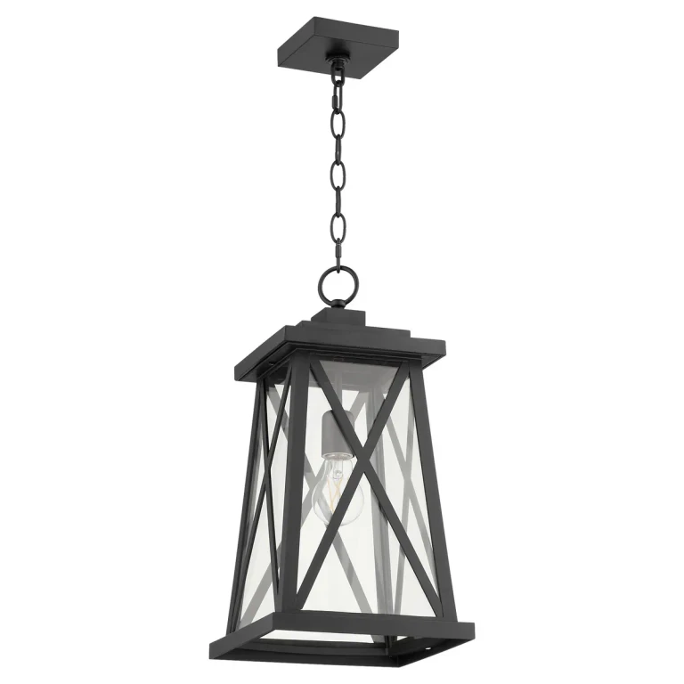 Textured Black One Light Pendant from the Artesno Collection