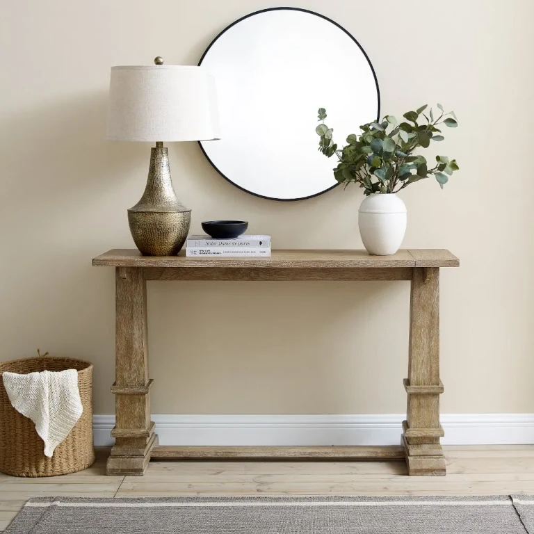 Joanna Rustic Brown Console Table