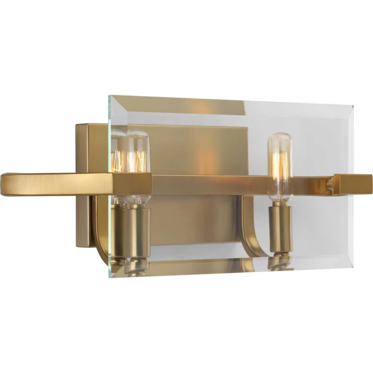 Brushed Bronze Two Light Bath from the Cahill Collection