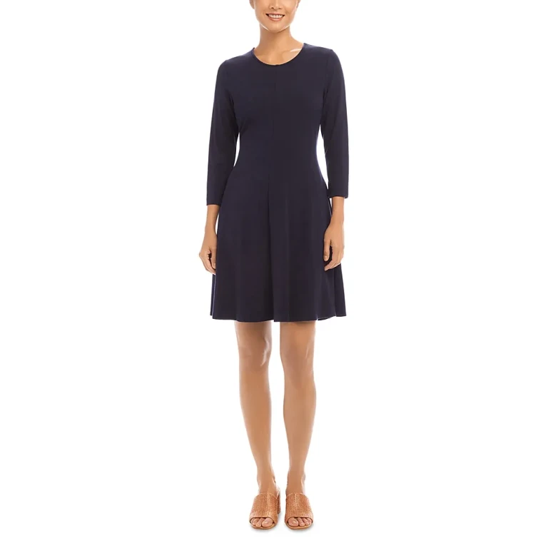 Karen Kane Three Quarter Sleeve Jersey Dress