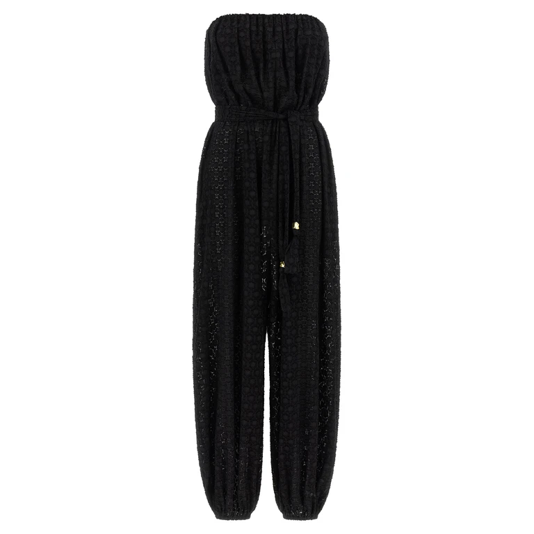 Eres Evening Jumpsuit Black Silk Jumpsuits - Women