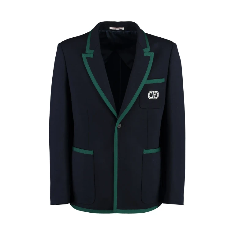 Valentino Wool Single-breasted Blazer