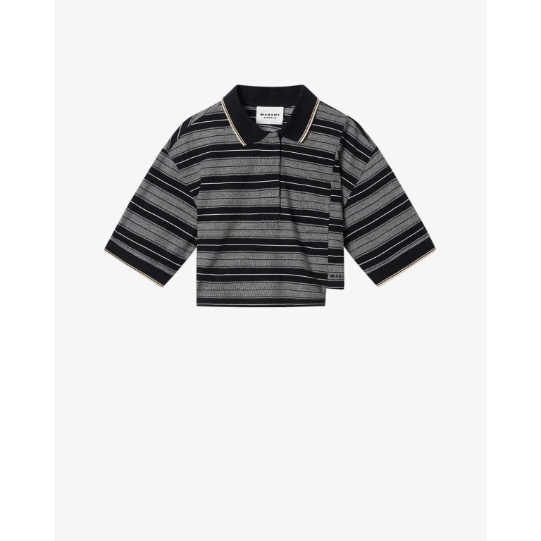 Polo Isalyne - Femme - Noir Et Écru - Taille 34 - Marant Étoile