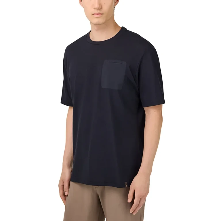 Boggi Milano Cool Jade Pique Pocket Tee