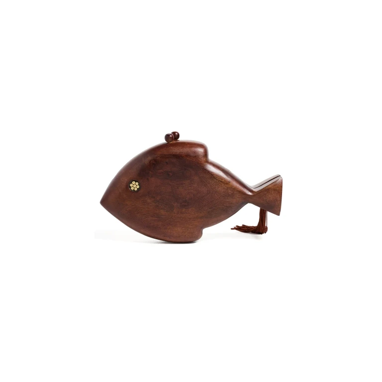 SIMONMILLER Wooden Fish Bag Mahogany One Size