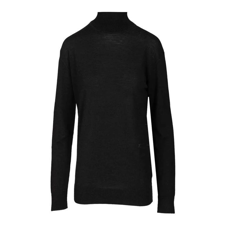 Courreges Pull Col Rond - Noir