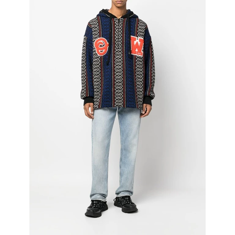 Off-White Off White Sweaters Brown Wool - Men