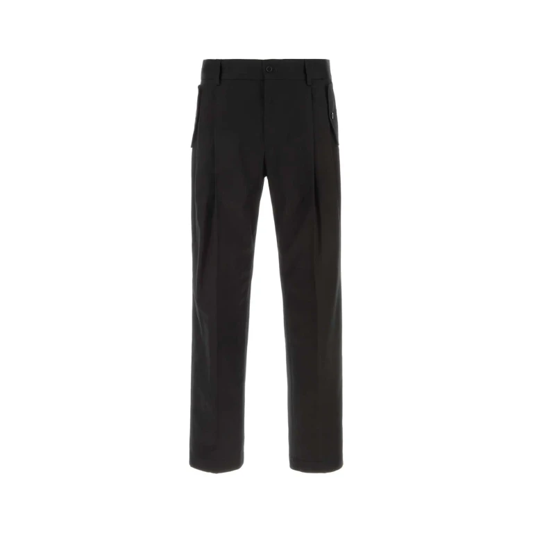 PT Torino Black Stretch Cotton Pant