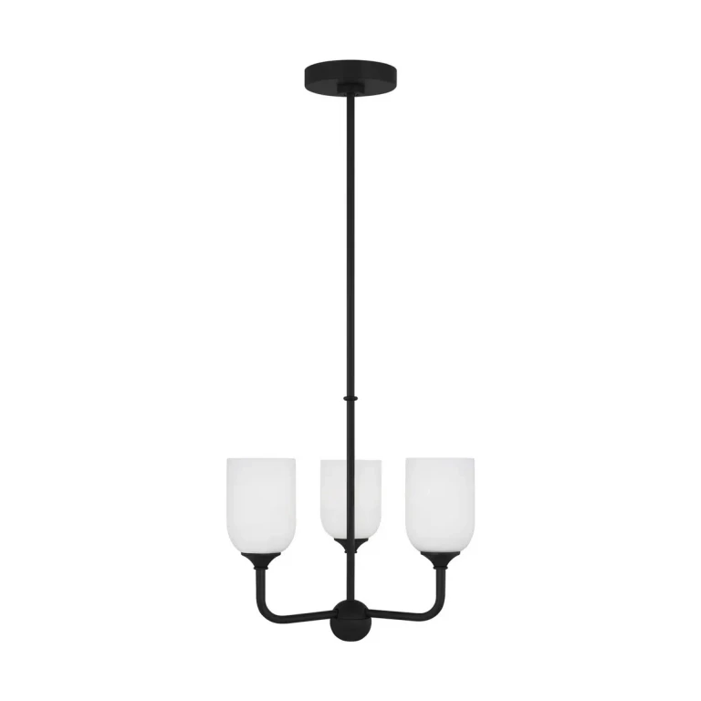 Midnight Black Chandelier from the Emile Collection