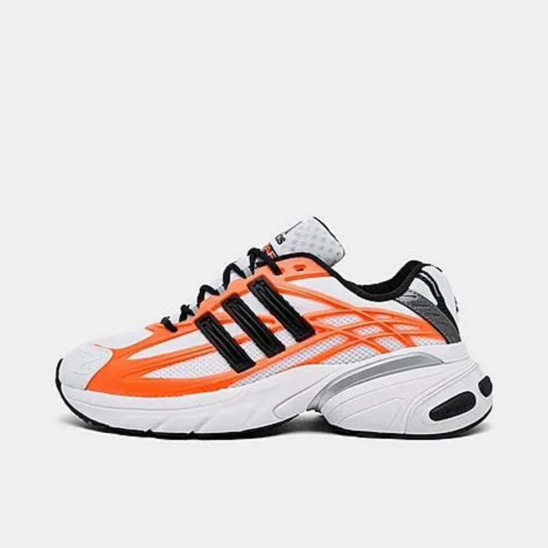 adidas Men's Adistar XLG 2.0 Casual Shoes in Cloud White/Core Black/Solar Orange Size: 7.5