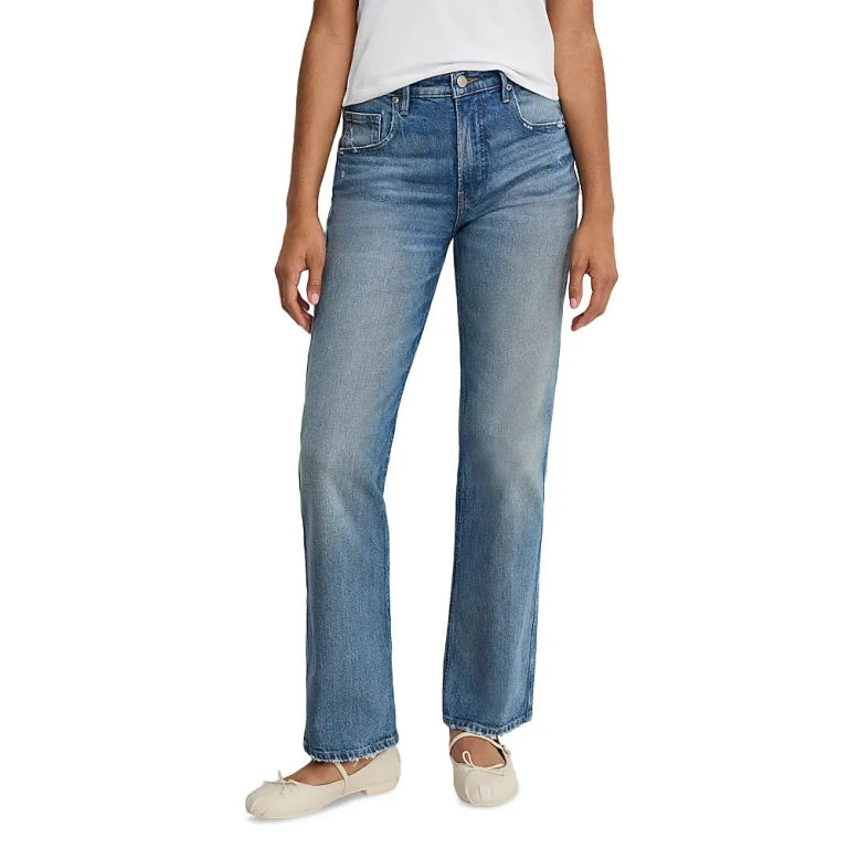 Good American Good Legs Straight Jeans in Indigo988