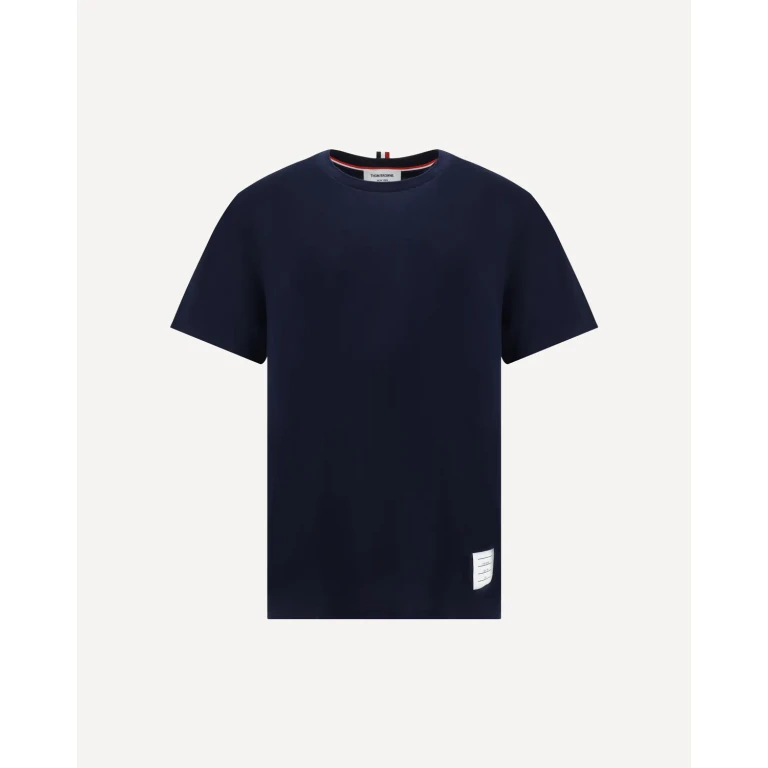 THOM BROWNE Short sleeve crewneck T-shirt Male 1