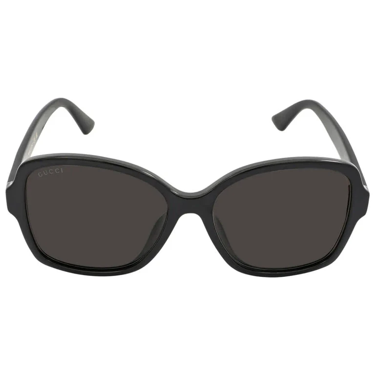 Gucci Grey Square Ladies Sunglasses GG0765SA 002 57