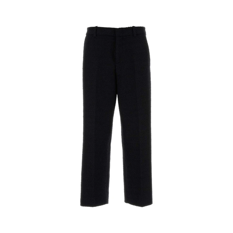 Gucci Black Boucle Pant Pantaloni - Women