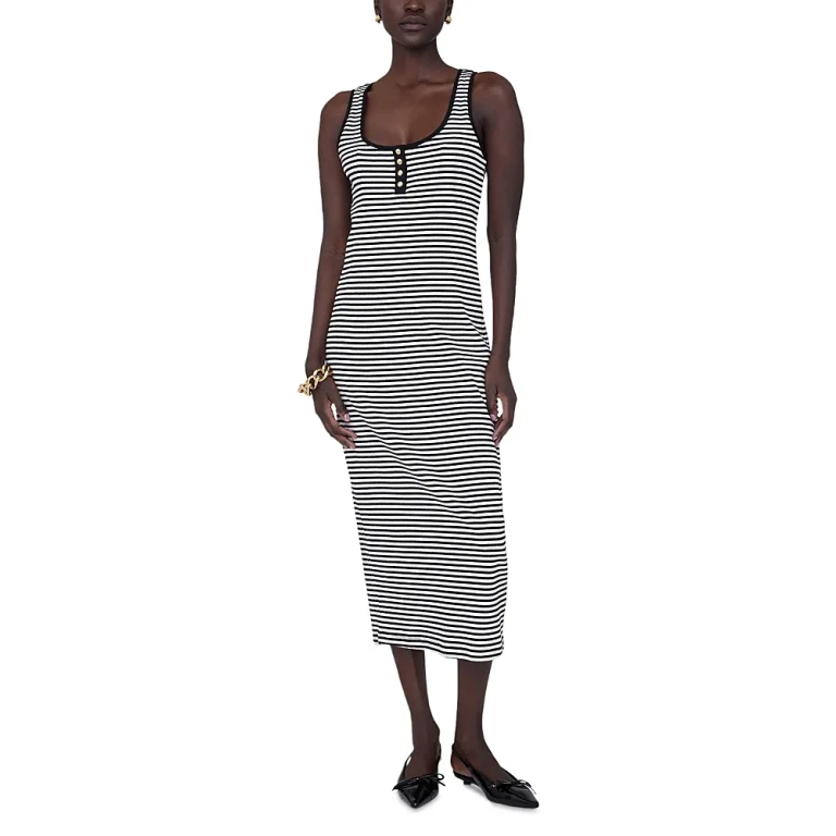 Anine Bing Alessia Tank Midi Dress