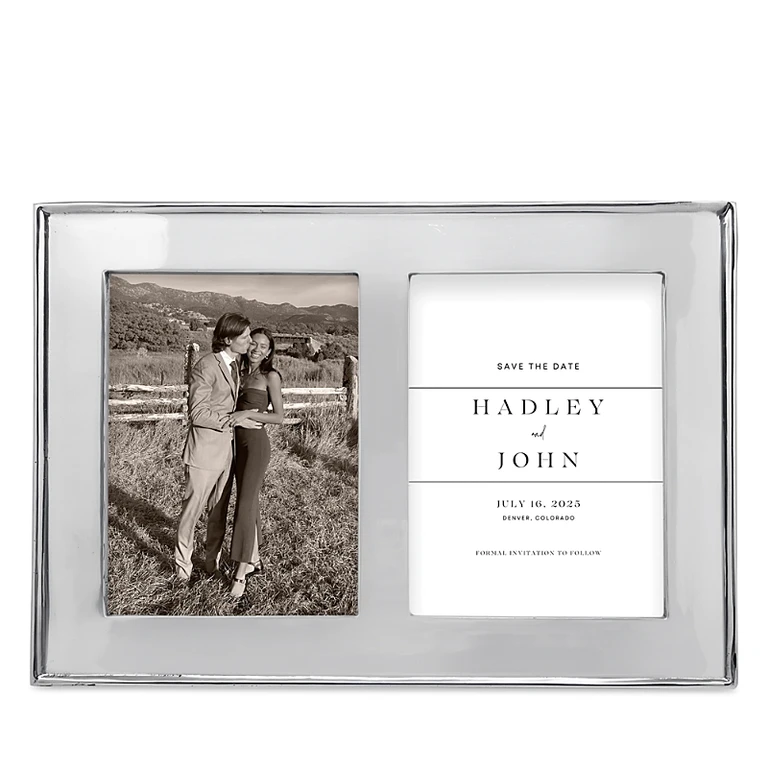 Mariposa Signature Double 5 x 7 Picture Frame