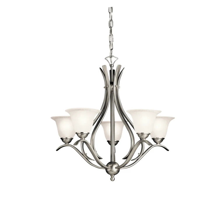 Dover 24" 5-Light Chandelier in Brushed Nickel