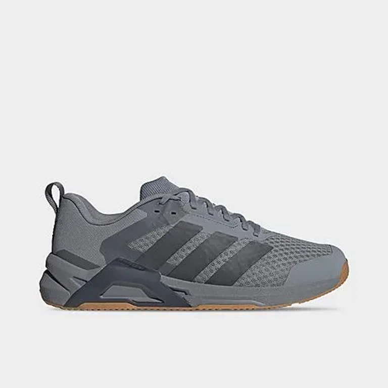 adidas Men's Dropset Control Training Shoes in Grey/Grey/Core Black Size: 6.0