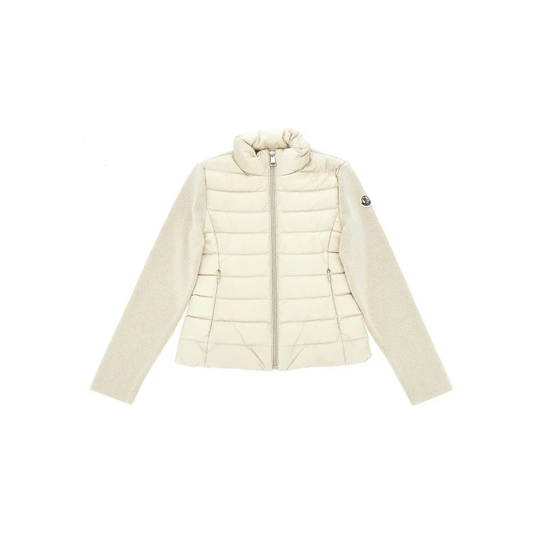 Cardigan Moncler in nylon e maglia stretch per bambini (8 anni)