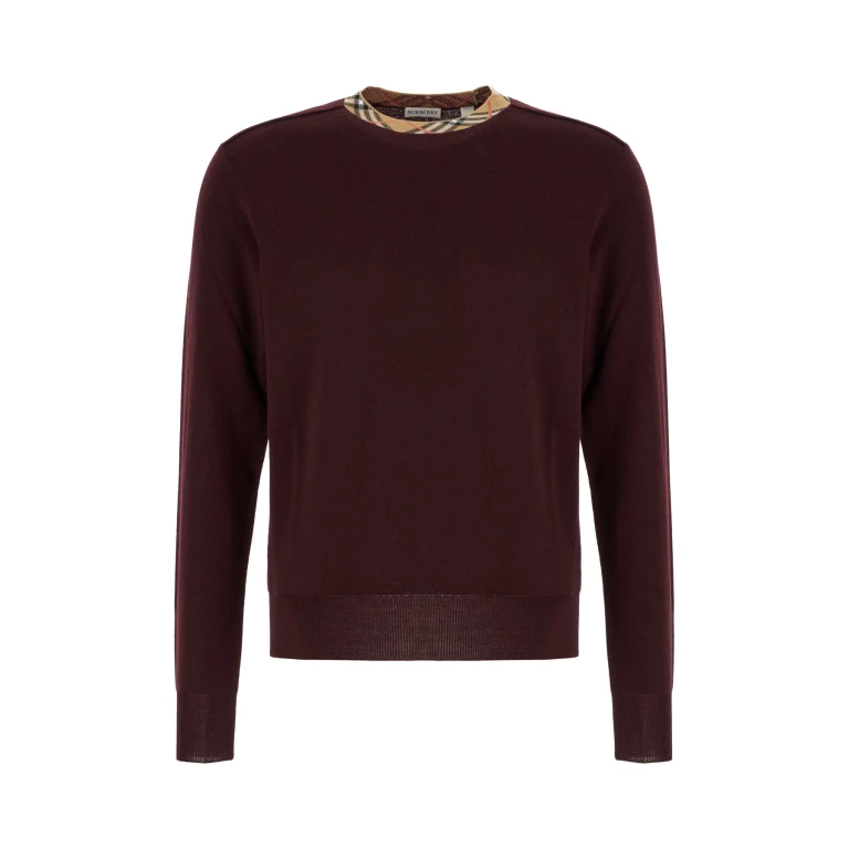 Burberry Plum Wool Sweater