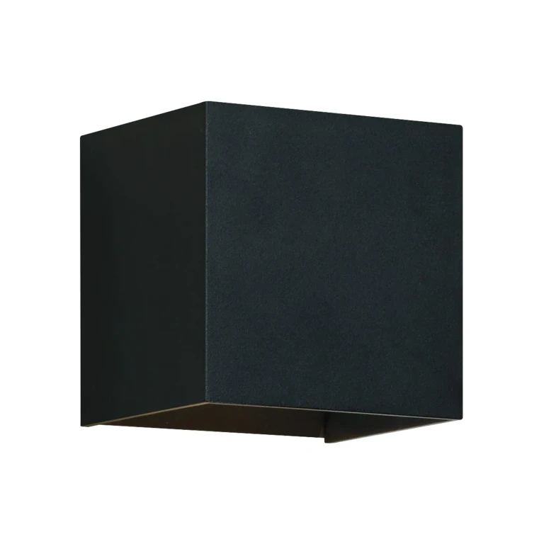 Vex 5" Outdoor Wall Light in Black