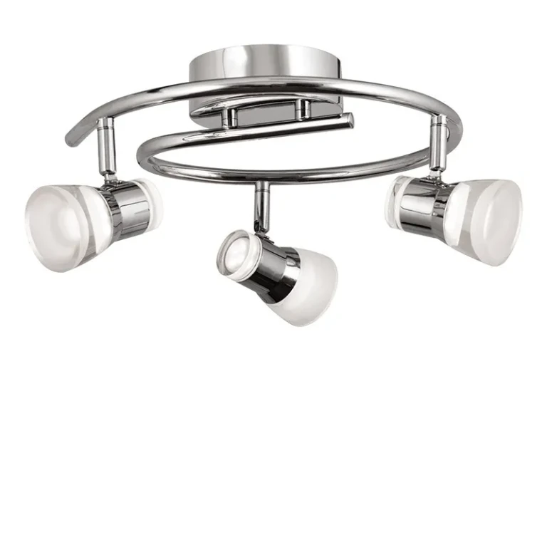 Polished Chrome LED Fixed Rail from the Gage Collection