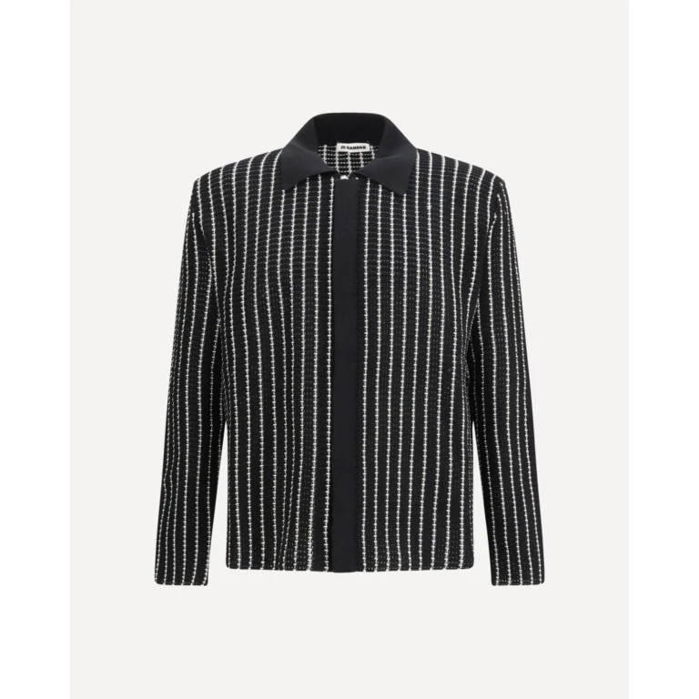 Jil Sander 刺绣钩针开衫