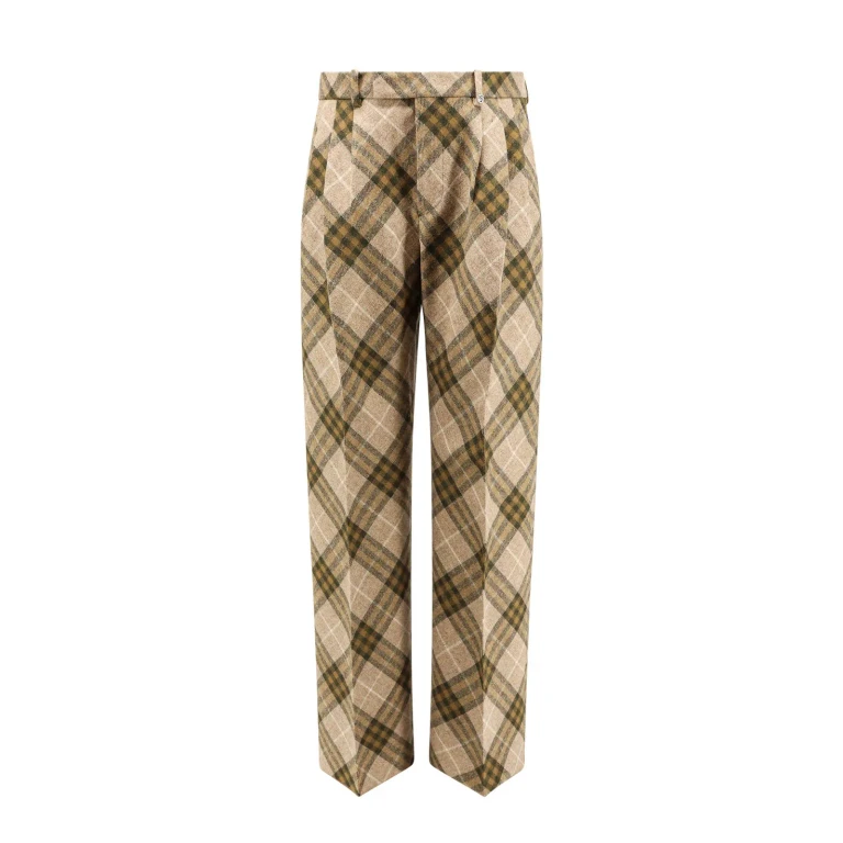Burberry Beige Wool Pants