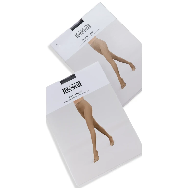 Wolford 14994 Neon 40 连裤袜双支装 黑色 L码