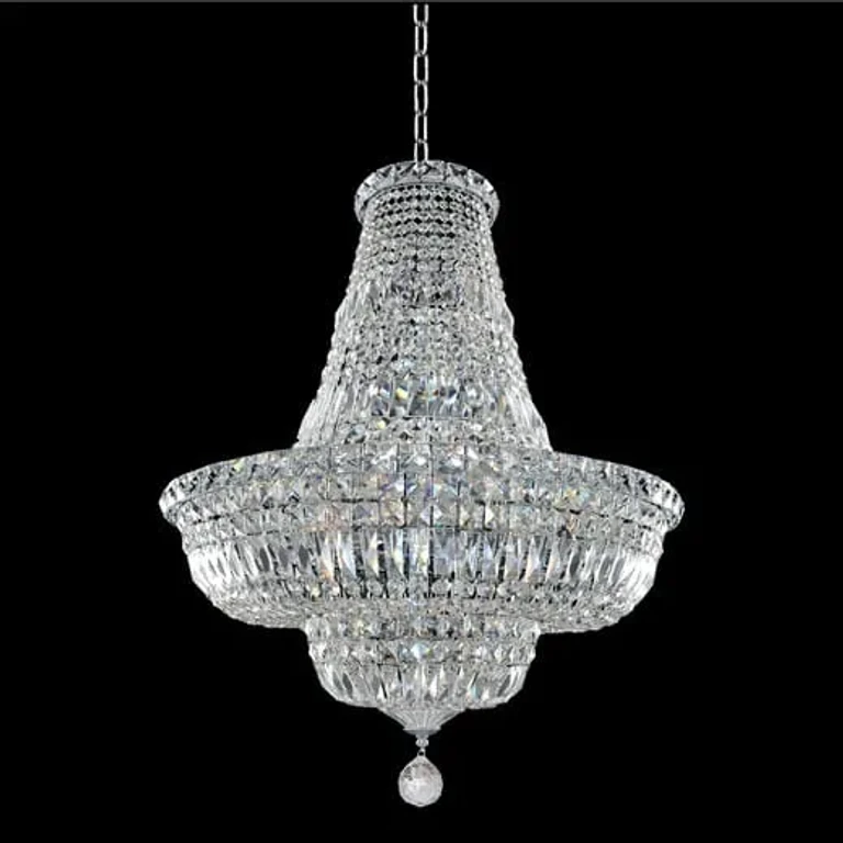 Betti Firenze Crystal Pendant Light in Chrome