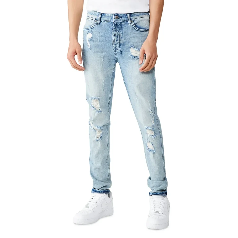 Ksubi Van Winkle Skinny Jeans in Trashed Dreams Blue