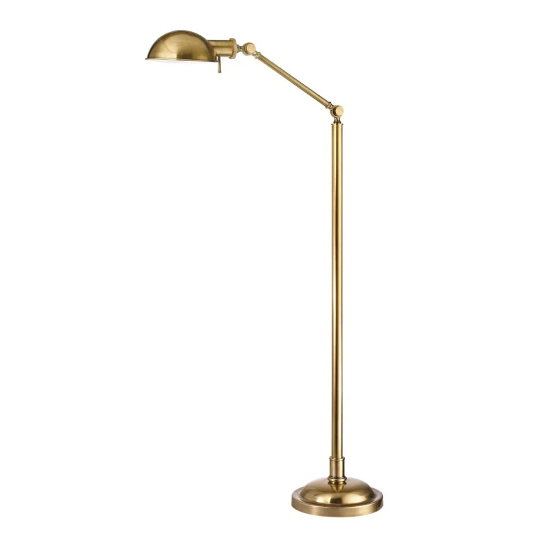 Hudson Valley Girard 56" Floor Lamp in Vintage Brass
