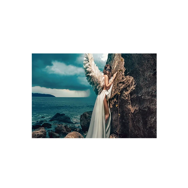 Female Angel Photographic Artwork | Andrew Martin A Storm Is Coming