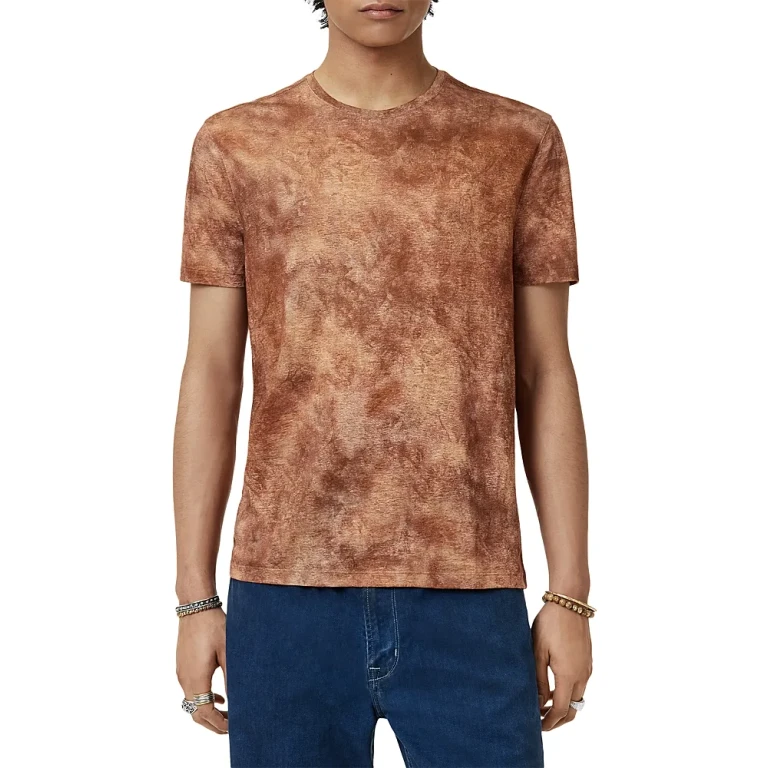 John Varvatos Campana Regular Fit Linen Tee