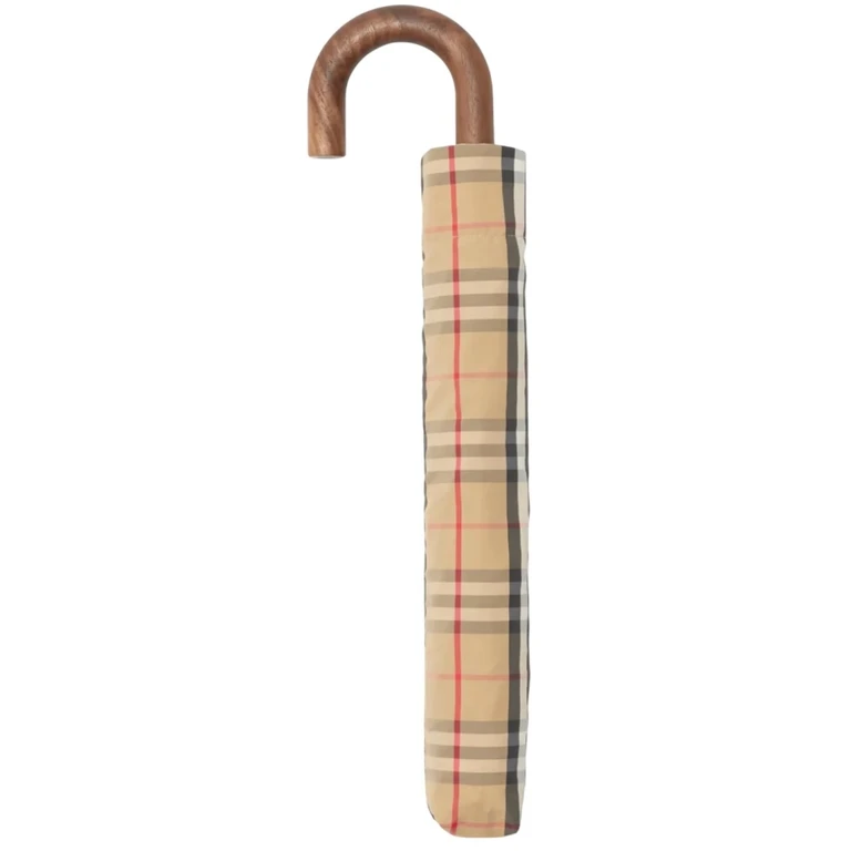 Burberry Vintage Check Folding Umbrella