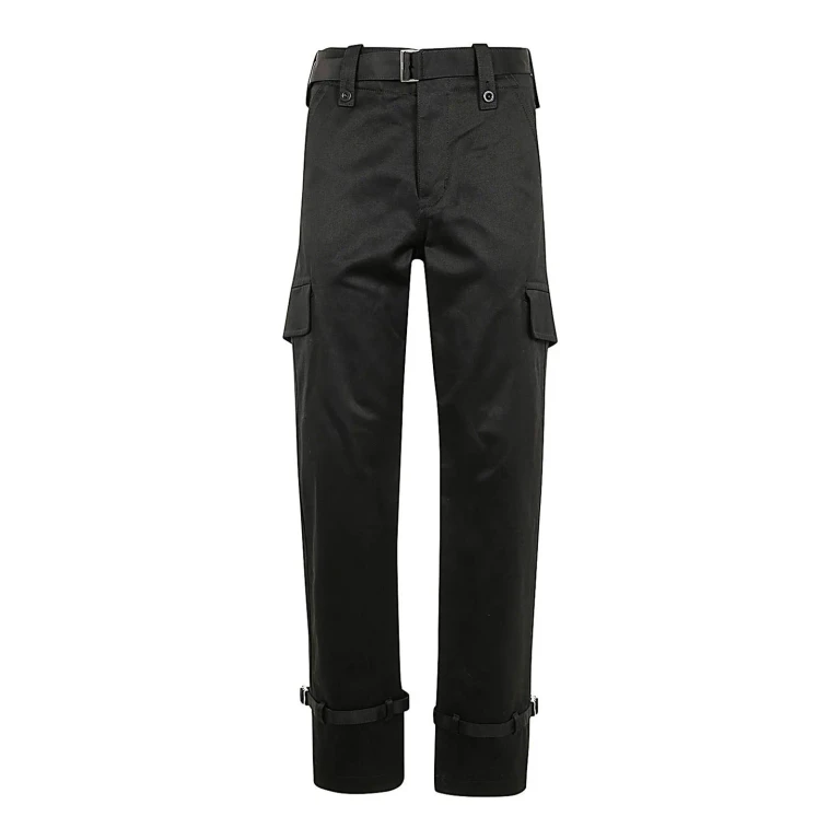 Sacai 男士休闲裤 - 黑色