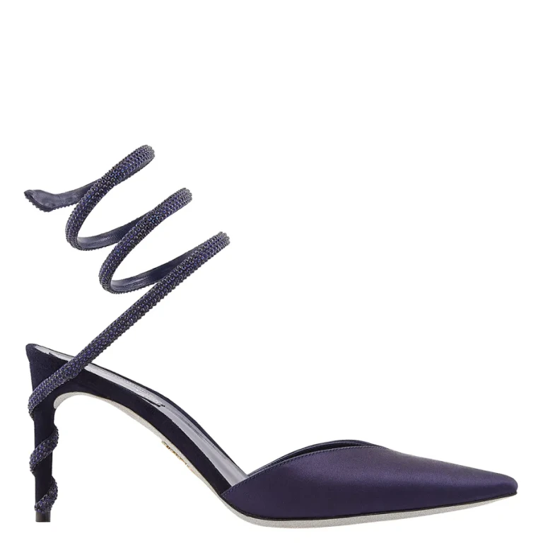 Rene Caovilla Margot 80 Satin Pumps