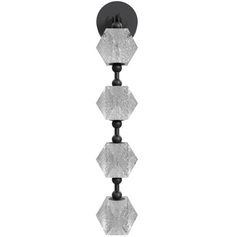 Black LED Wall Sconce from the Beluga Collection