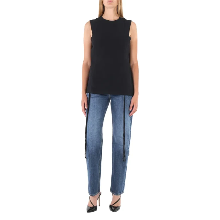 Chloe Ladies Black Sleeveless Top